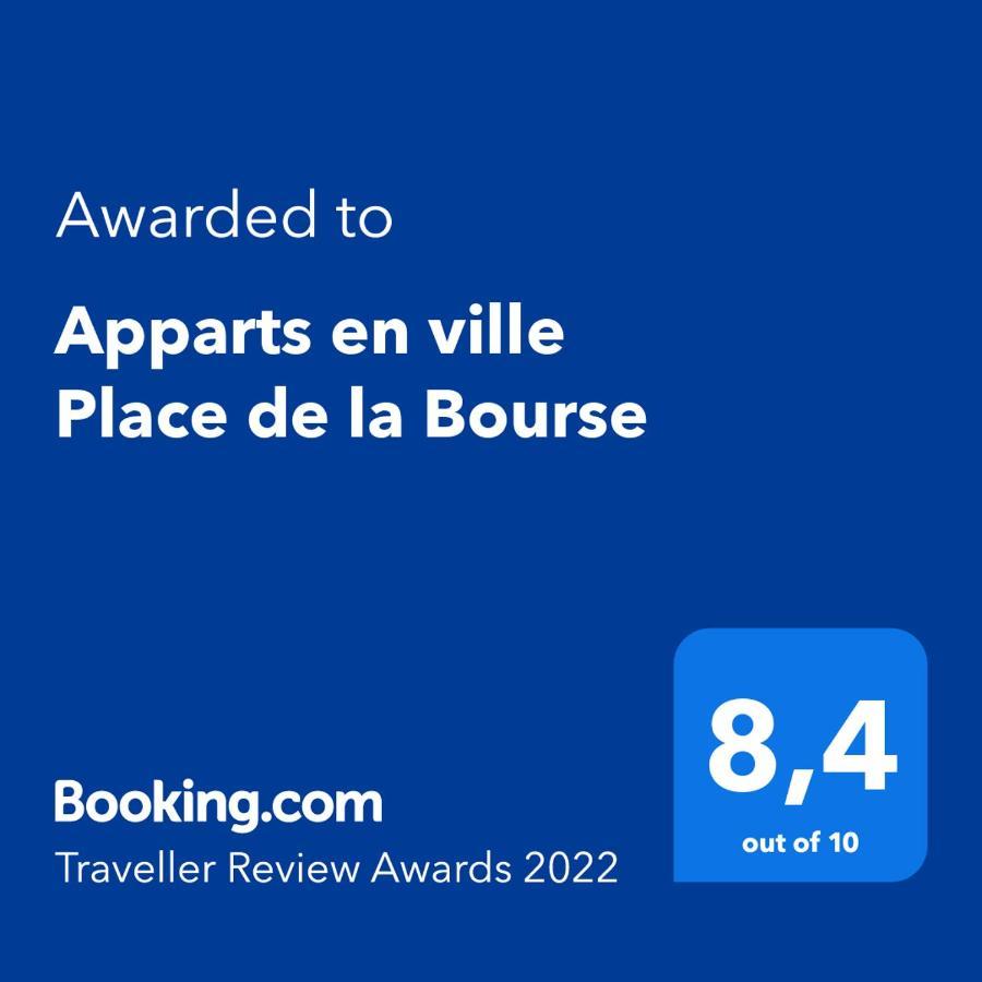 Apparts En Ville Place De La Bourse Bordeaux Exterior photo